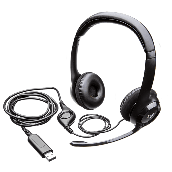 Logitech - H390 - 981000014 - Stereo Corded Headset