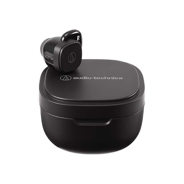 Audio-Technica - ATH-SQ1TWBK - Truly Wireless Earbuds - Black