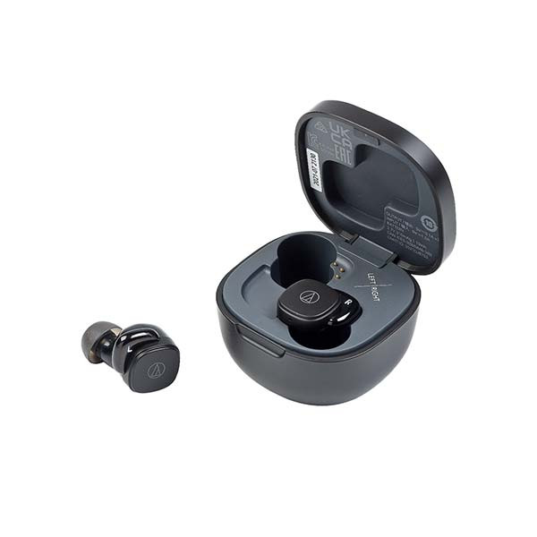 Audio-Technica - ATH-SQ1TWBK - Truly Wireless Earbuds - Black