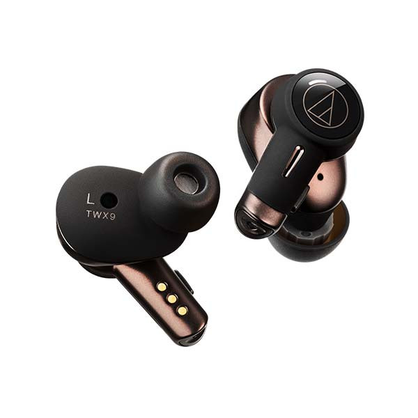 Audio-Technica - ATH-TWX9 - Noise-Canceling Truly Wireless In-Ear Headphones - Black