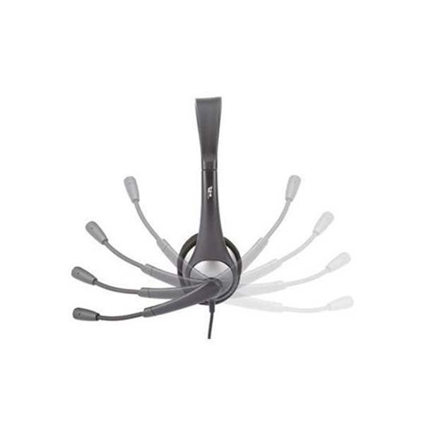 Cyber Acoustics - AC-104 - Monaural PC Headset with Single Plug and Y-adapter