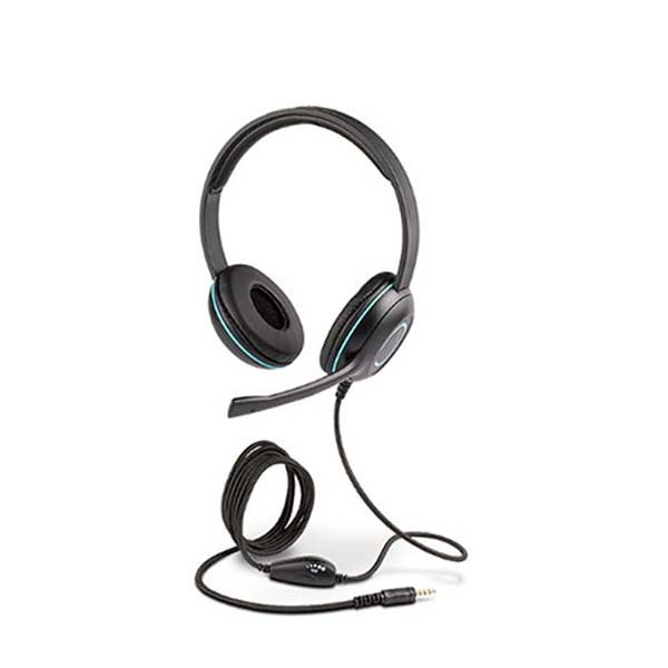 Cyber Acoustics - AC-5002 - Single Plug Stereo Headset - Black