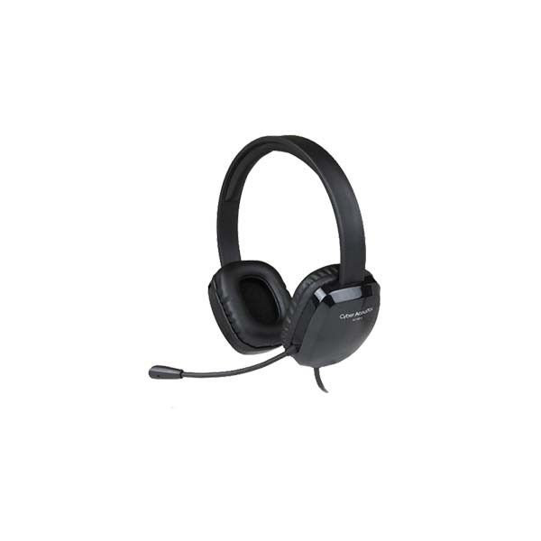 Cyber Acoustics - AC-6012 - USB Stereo Headset - Black