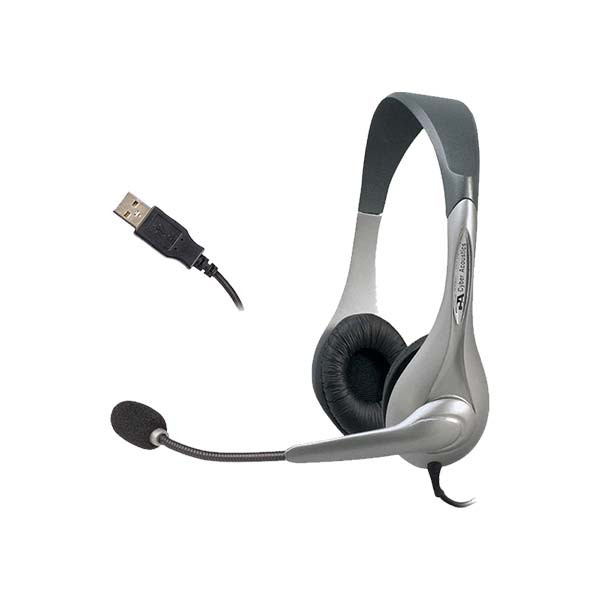 Cyber Acoustics - AC-851B - USB Stereo Headset - Black