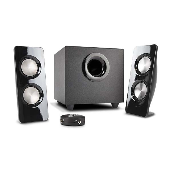 Cyber Acoustics - CA-3350 - Curve.Storm Speaker System with Control Pod