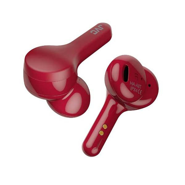 JVC - HA-A8T - In-Ear True Wireless Stereo Bluetooth® Earbuds - Red