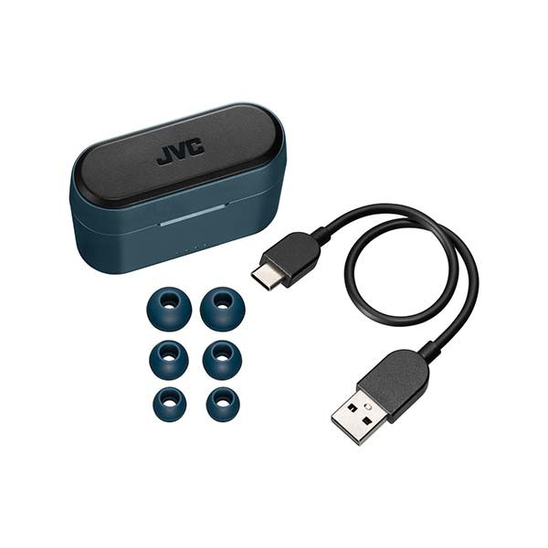 JVC - HA-A9TA - True Wireless Headphone - Blue