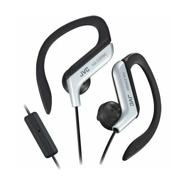 JVC - HAEBR80 - In-Ear Sports Headphones with Microphone & Remote - Silver