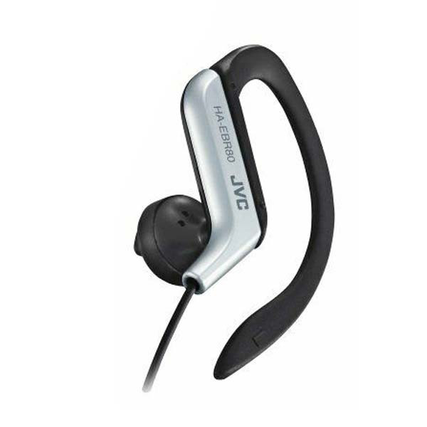 JVC - HAEBR80 - In-Ear Sports Headphones with Microphone & Remote - Silver