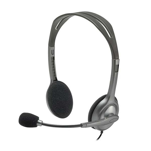 Logitech - H111 - 981-000612 - Stereo Business Headset - Foam Earcups