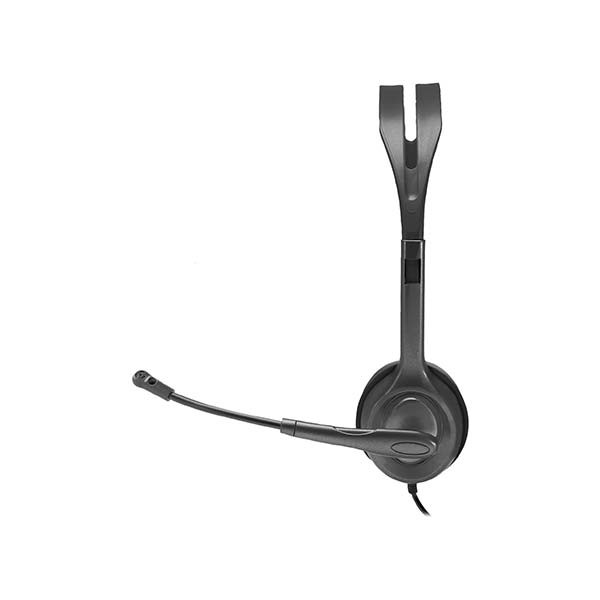Logitech - H111 - 981-000999 - Stereo Business Headset - Leatherette Earcups
