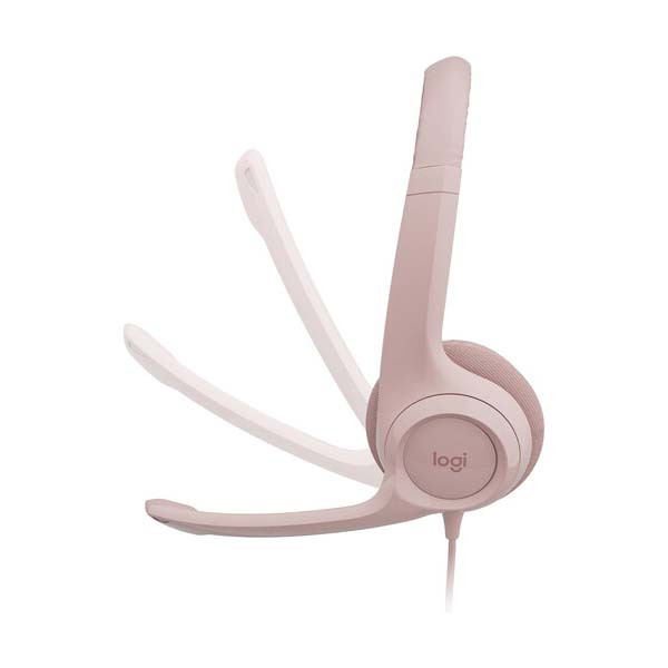 Logitech - H390 - 981-001280 - USB Corded Headset - Rose