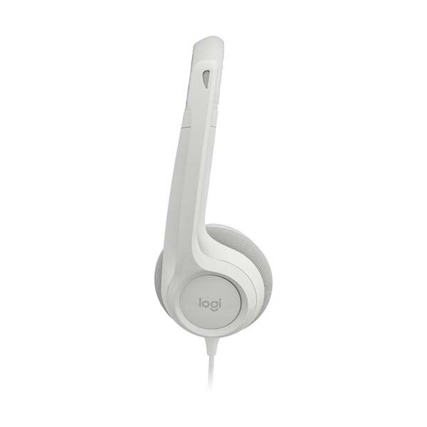 Logitech - H390 - 981-001285 - USB Corded Headset - White