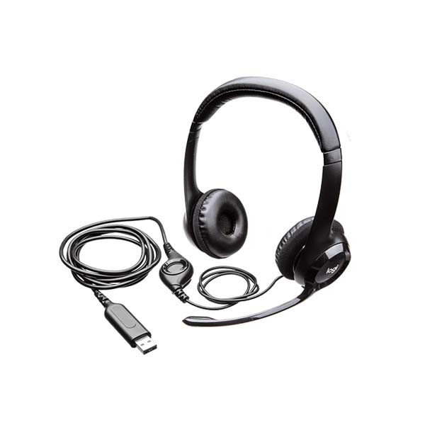 Logitech - H390 - 981-000014 - Stereo Corded Headset