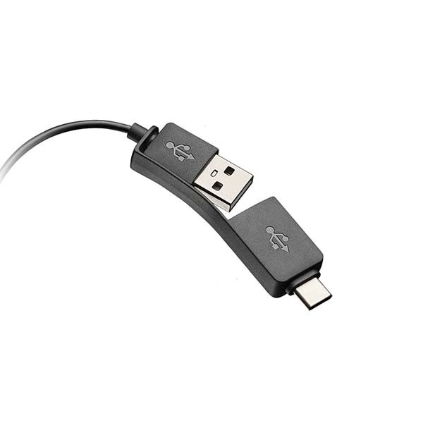 Plantronics - 218266-01 - DA75 USB-A/USB-C Digital Adapter