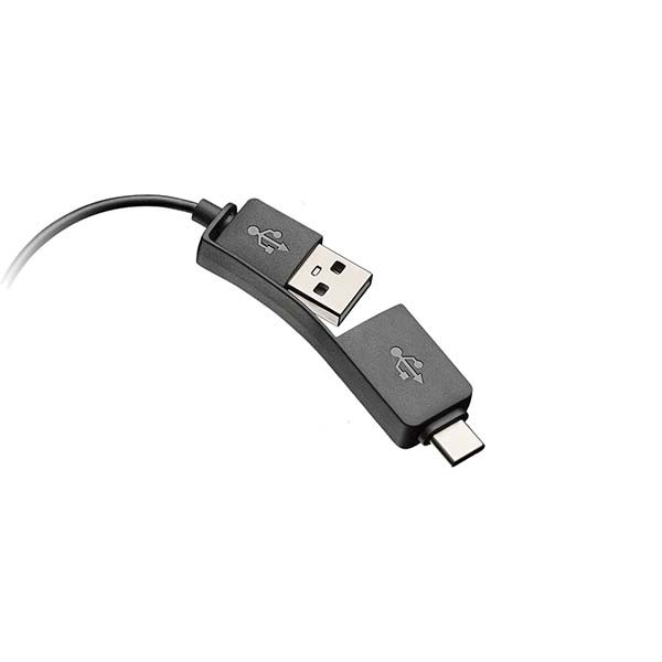 Plantronics - 218268-01 - DA85-M Teams USB-A/USB-C Digital Adapter