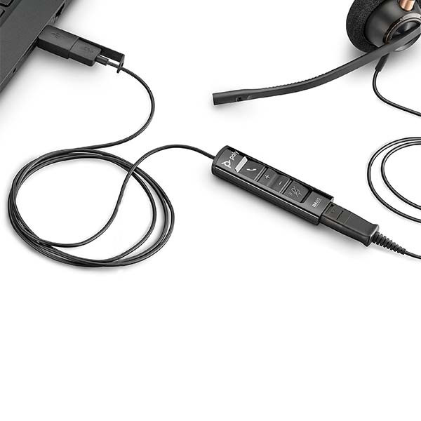 Plantronics - 218267-01 - DA85 USB-A/USB-C Digital Adapter