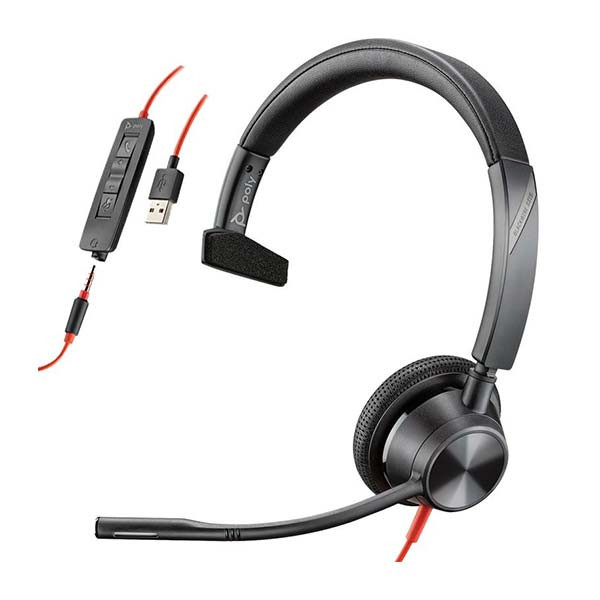 Plantronics - Blackwire 3315 - 213936-01 - USB-A - Corded UC Headset