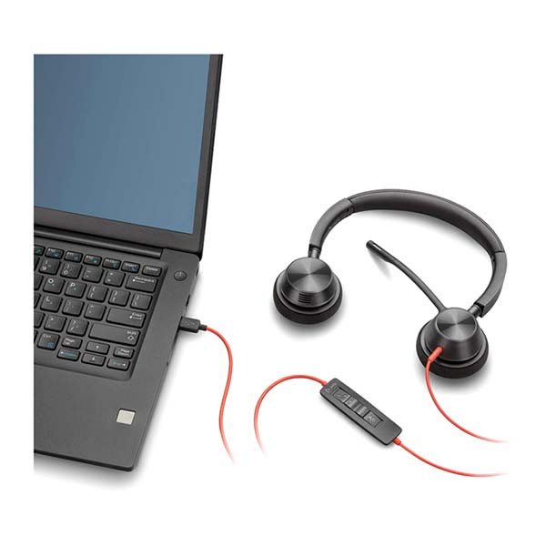 Plantronics - Blackwire 3320 - 213935-101 - USB-C - Corded UC Headset