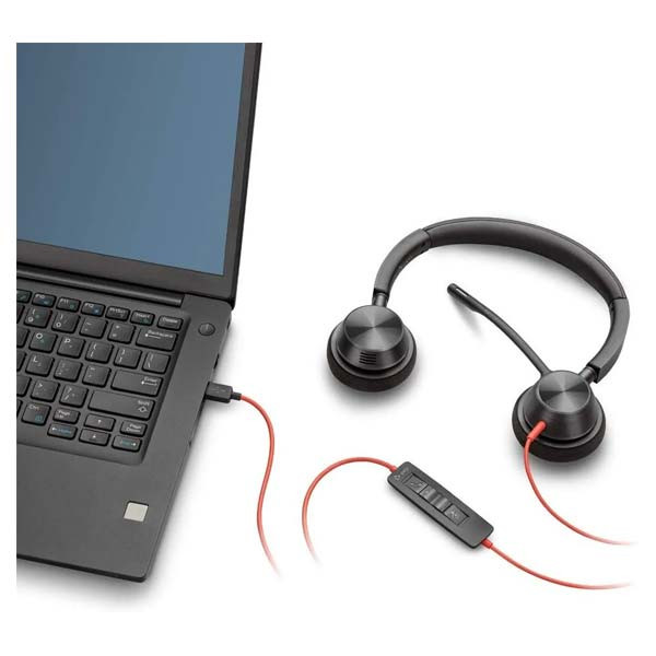 Plantronics - Blackwire 3325-M - 214016-101 - USB-A - Corded UC Headset