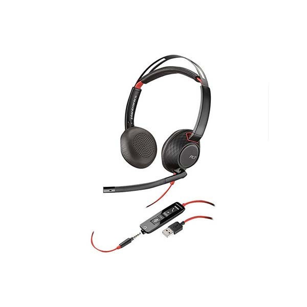 Plantronics - Blackwire 5220 - 207576-01 - USB Type-A Stereo On-Ear Headset
