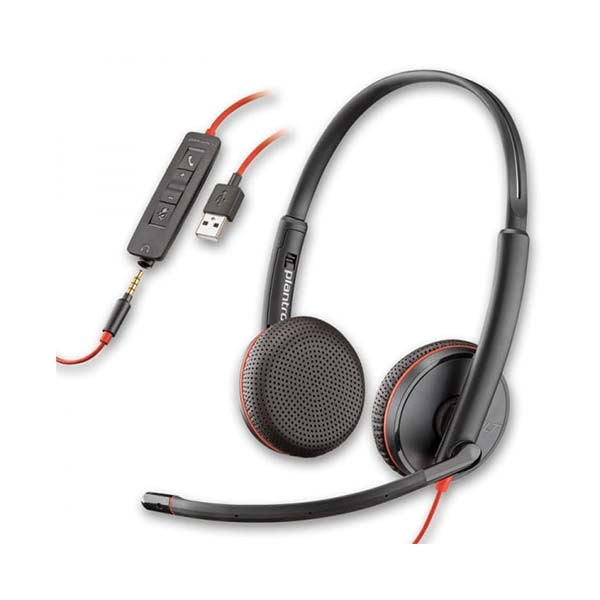 Plantronics - Blackwire C3225 - 209747-101 - USB Type-A Stereo UC Headset
