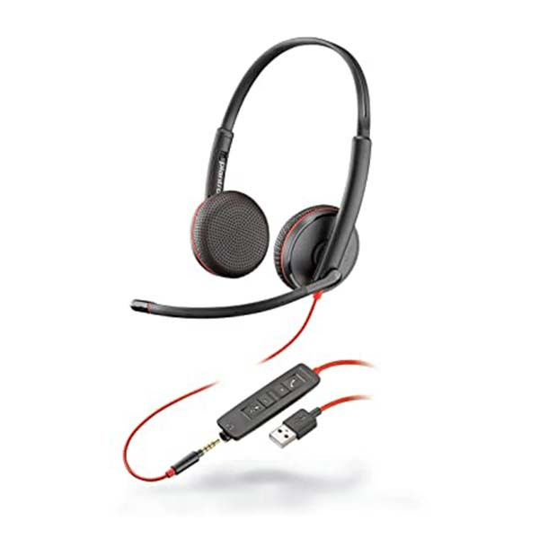 Plantronics - Blackwire C3225 - 209747-101 - USB Type-A Stereo UC Headset