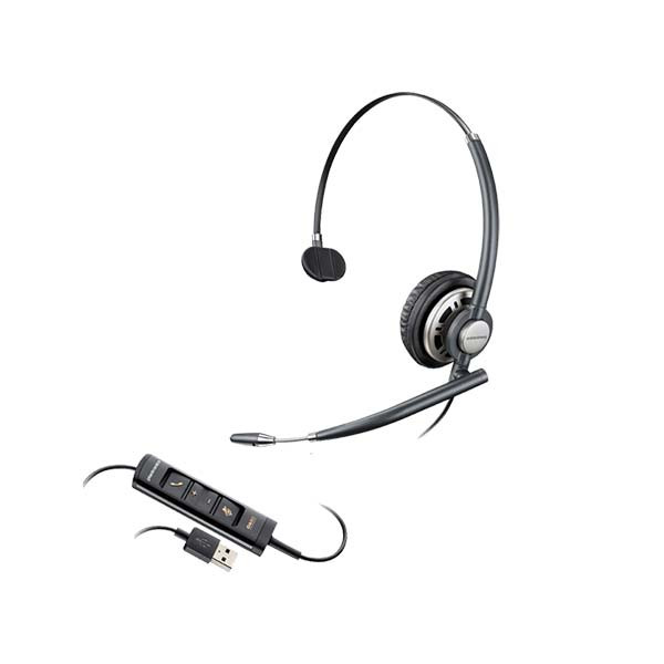 Plantronics - EncorePro HW710 Digital - Over-the-Ear Monaural Headset