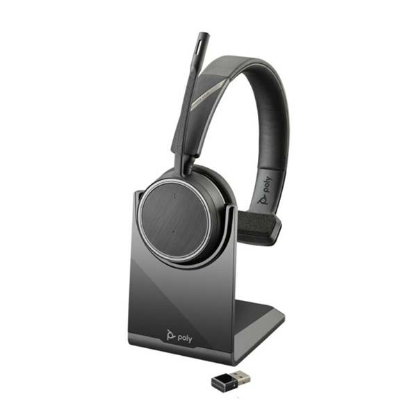 Plantronics - Voyager 4210 UC - 212740-01 - USB-A Bluetooth Headset with Charge Stand