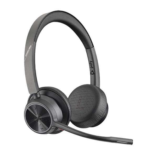 Plantronics - Voyager 4320 - 218476-01 - UC Headset with Charge Stand