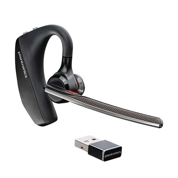Plantronics - Voyager 5200 - 206110-101 - UC Bluetooth Headset System with USB Type-A Adapter