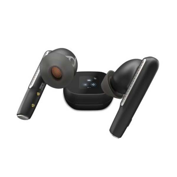 Plantronics - Voyager Free 60+ UC - 216065-01 - USB-A - Touchscreen True Wireless Earbuds - Black