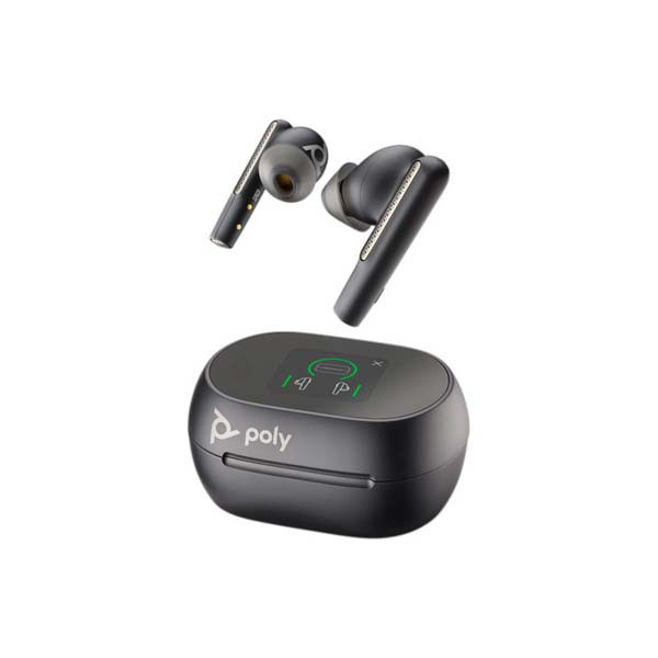 Plantronics - Voyager Free 60+ UC - 216066-02 - USB-C - MS-Teams - Touchscreen True Wireless Earbuds - Black