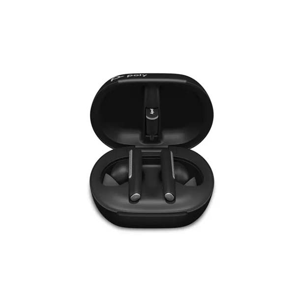 Plantronics - Voyager Free 60+ UC - 216066-02 - USB-C - MS-Teams - Touchscreen True Wireless Earbuds - Black