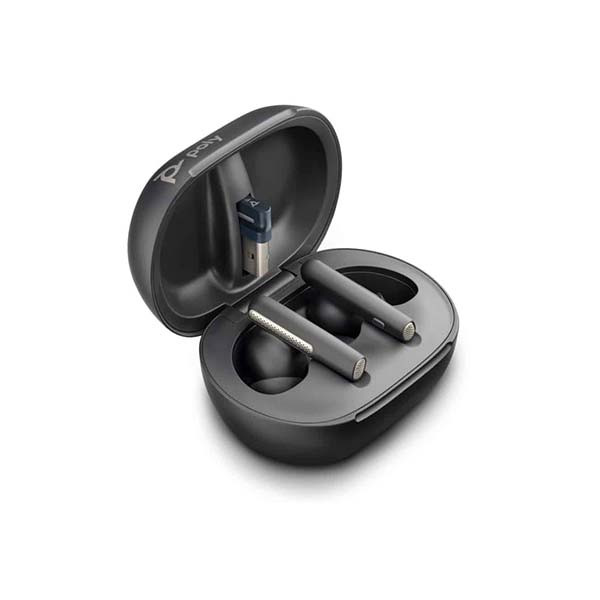 Plantronics - Voyager Free 60 UC - 220756-01 - USB-A - True Wireless Earbuds - Black