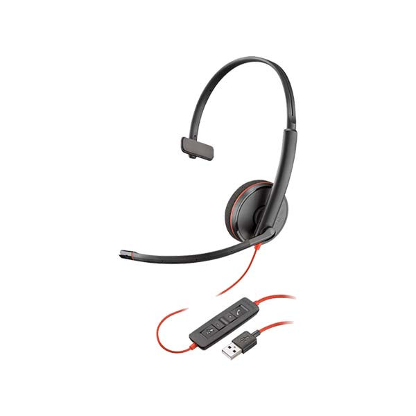 Plantronics - Blackwire 3215 -209746-101 - Corded UC Headset 