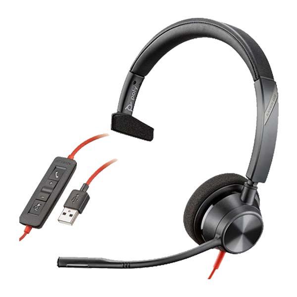 Plantronics - Blackwire 3310-M - 212703-101 - Corded UC Headset