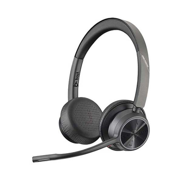 Plantronics - Voyager 4320 UC - 218476-02 - USB-A Bluetooth Office Headset with Stand