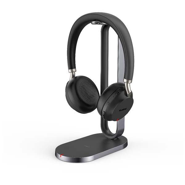 Yealink - BH72 - Microsoft Teams Bluetooth Professional Headset with Charging Stand - Black