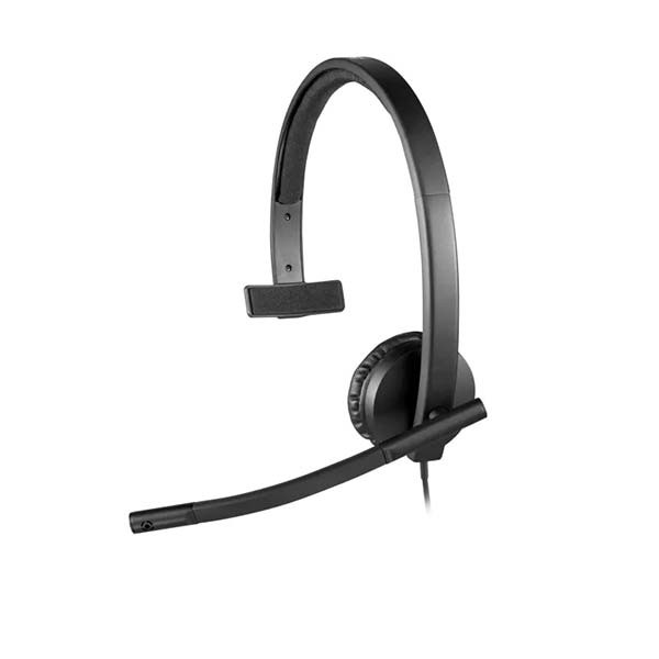 Logitech - H570e - 981-000570 - Wired USB Mono Headset