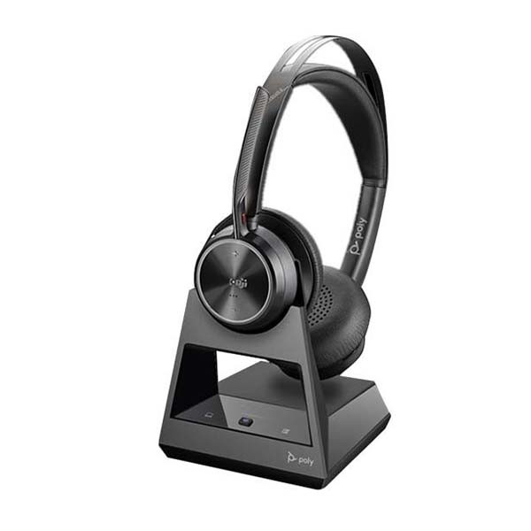 Plantronics - Voyager Focus 2 - M - 213727-02 - USB-A Bluetooth Headset with Stand