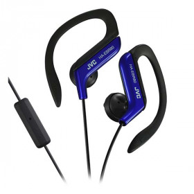 JVC - HAEBR80 - In-Ear Sports Headphones with Microphone & Remote - Blue
