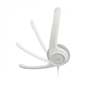 Logitech - H390 - 981-001285 - USB Corded Headset - White