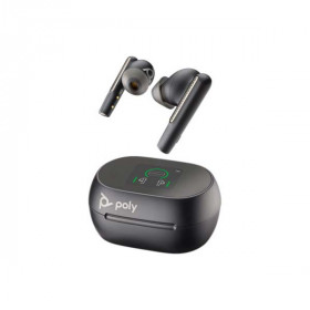 Plantronics - Voyager Free 60+ UC - 216065-02 - USB-C - Touchscreen True Wireless Earbuds - Black