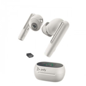 Plantronics - Voyager Free 60 UC - 220759-02 - USB-C - MS-Teams - True Wireless Earbuds - White