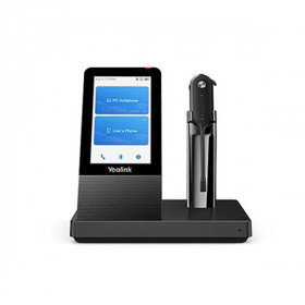 Yealink - WH67 - UC Convertible DECT Wireless Headset - Black